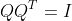 QQ^{T}=I