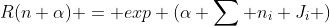 R(n \alpha) = exp (\alpha \sum n_i J_i )