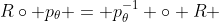 R\circ p_{\theta} = p_{\theta}^{-1} \circ R 