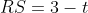 RS=3-t