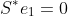 S^*e_1=0