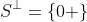 S^\bot=\left\{0 \right\}