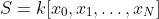S=k[x_0,x_1,\ldots,x_N]