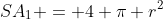 SA_1 = 4 \pi r^2
