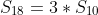 S_{18}=3*S_{10}
