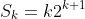 S_k=k2^{k+1}