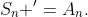 S_n '=A_n.