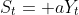 S_t= aY_t