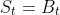 S_t=B_t