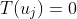 T(u_j)=0