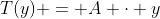 T(y) = A \cdot y