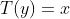 T(y)=x