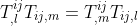 T^{ij}_{,l}T_{ij,m}=T^{ij}_{,m}T_{ij,l}