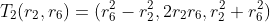 T_2(r_2,r_6)=(r_6^2-r_2^2,2r_2r_6,r_2^2+r_6^2)