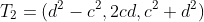 T_2=(d^2-c^2,2cd,c^2+d^2)