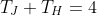 T_J+T_H=4