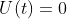 U(t)=0