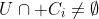 U\cap C_i\not=\emptyset
