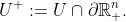 U^{+}:=U\cap\partial\mathbb{R}^{n}_{+}.