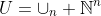 U=\cup_n \mathbb{N}^n