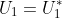 U_{1}=U_{1}^*