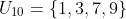 U_{10}=\{1,3,7,9\}
