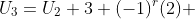 U_3=U_2+3+(-1)^r(2) 