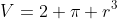 V=2 \pi r^3