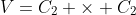 V=C_2 \times C_2