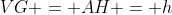 VG = AH = h