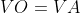 VO=VA
