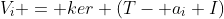 V_i = ker (T- a_i I)