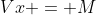 Vx = M~cos(\theta)