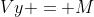 Vy = M~sin(\theta)