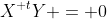 X^{\textsc t}Y = 0