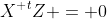 X^{\textsc t}Z = 0