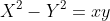 X^2-Y^2=xy
