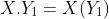 X.Y_1=X(Y_1)