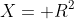 X=\mathbb R^2