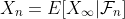 X_n=E[X_\infty|\mathcal{F}_n]