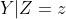 Y|Z=z