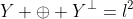 Y \oplus Y^{\perp}=l^2