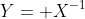 Y= X^{-1}
