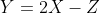 Y=2X-Z