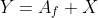 Y=A_f X
