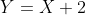 Y=X+2