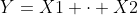 Y=X1 \cdot X2