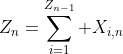 Z_n=\sum_{i=1}^{Z_{n-1}} X_{i,n}