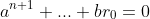 a^{n+1}+...+br_0=0