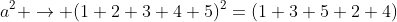 a^2 \rightarrow (1 2 3 4 5)^2=(1 3 5 2 4)